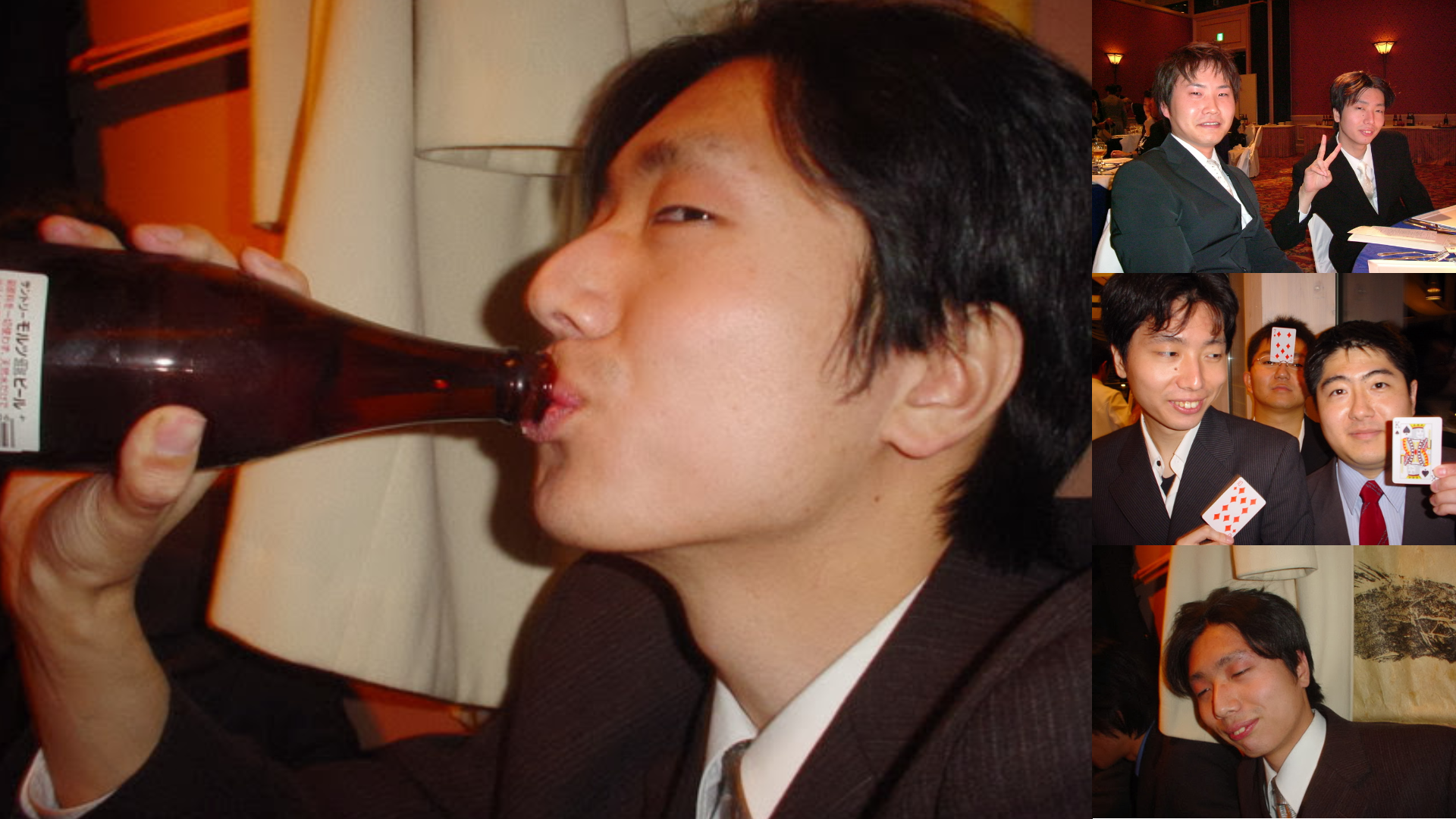 若かりし日の河村さんの様子